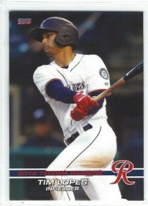 2019 Tacoma Rainiers (Triple A-Seattle Mariners) Tim Lopes