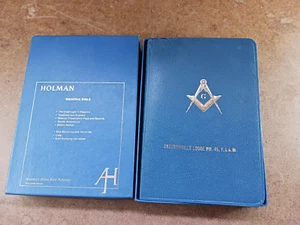 Masonic Holy Bible Holman Temple Illustrated Edition, KJV, Steubenville Lodge 45 - Picture 1 of 7