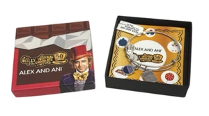 Willy Wonka Alex And Ani Violet Charm Bangle Bracelet 50th Anniversary NEW - Picture 1 of 9