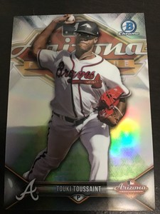 Touki Toussaint Topps 2018 Bowman Chrome - AFL Fall Stars - Refractor Card