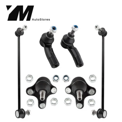 6Pcs Ball Joints Outer Tierods Sway Bars For A3 Quattro Eos Golf GTI R32 Jetta Foto 1 de 4