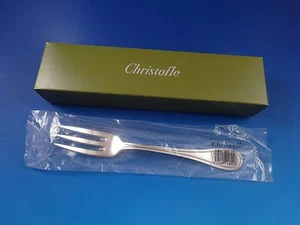 Nuevo tenedor de pescado Christofle de acero inoxidable con patrón de perlas #7707 - Imagen 1 de 3