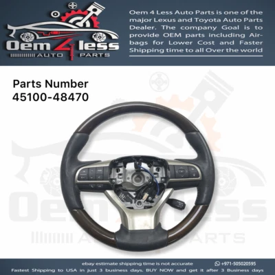 Volante Lexus ES 300h 2013, 2014, 2015 OEM 45100-48470 Foto 1 de 4