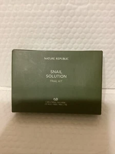 New In Box Nature Republic 4 Piece Set Nature Republic Snail Solution Trial Kit - Picture 1 of 2