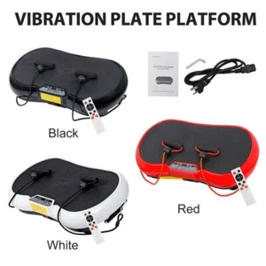 Body Vibration Machine Fitness Plate Platform Massager Slim w/ Bluetooth 3 Color - Picture 1 of 37