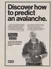 1986 "Discover The World Of Science - Peter Graves - PBS TV Promo Print Ad Photo