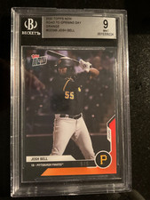 2020 Topps Now #OD-348 Josh Bell Pittsburgh Pirates /5 BGS 9 POP 1 ORANGE