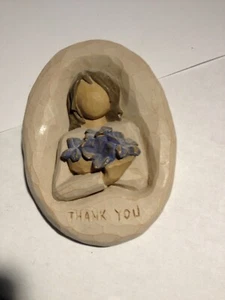 2004 Willow Tree " Thank You Plaque " Appreciating Your Kindness! "FREE SHIPPING - Picture 1 of 2