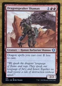 Barajas de Comandante Starter Magic The Gathering, Dragonspeaker Shaman - Imagen 1 de 1