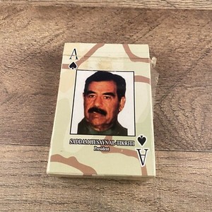 Saddam Husayn Al-Tikriti President Playing Cards