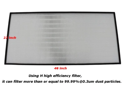 46*22 inch Filter of Dust Free Room HEPA Air Flow Clean 99.99% 0.3um 1170*570mm - Image 1 of 4