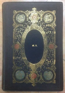 ALPEN UND PYRENÄEN von M. DE CHAUMONT 19. Jh. ROMANTISCHE KARTONAGE von BARBOU - Bild 1 von 9