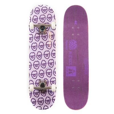 Krooked 7.75" Pewpils PowerPly Pro Monopatín Completo Thunder Trucks Bones Reds Foto 1 de 4