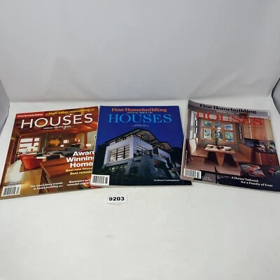 Fine Homebuilding Magazine: Annual Issue on Houses 1996, 2003, 2011 3 issue lot Foto 1 de 4