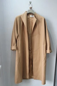 Gabardina vintage Weinberg Paris hecha en Francia beige 100 % lana para mujer - Imagen 1 de 10