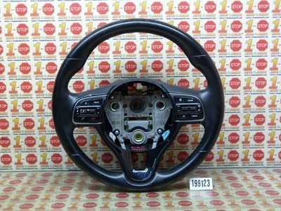 KIA NIRO 2017-2019 volante de cuero con radio e interruptores de control de crucero OEM Foto 1 de 4