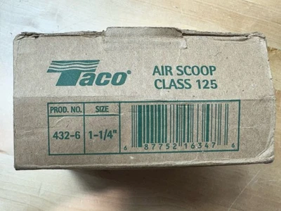 TACO - Cast Iron Air Scoop Class 125 1-1/4" NP T 432-6 - Image 1 of 4
