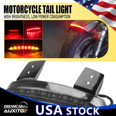 Luces traseras LED de freno de señal de giro para motocicleta Harley Sportster Davidson 1200 Foto 1 de 4