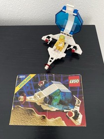 Vintage LEGO Space Futuron Auxiliary Patroller 6850 & Manual - missing 1 piece