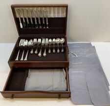 Reed & Barton 43pc Eighteenth Centry Sterling Silver Flatware Service for 8