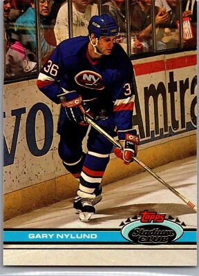 1991-92 Topps Stadium Club  Hockey- #163 Gary Nylund - Image 1 of 2