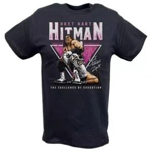 Camiseta Bret Hart Sharpshooter Triángulo Negra - Imagen 1 de 2