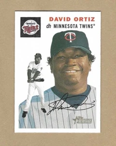Topps Heritage David Ortiz 2003 #364 sp Twins Red Sox Hof - envío gratuito *1* - Imagen 1 de 2
