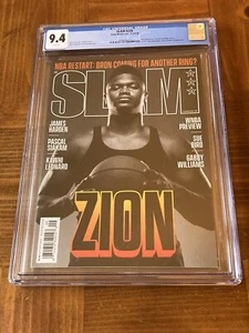 Zion Williamson Slam CGC 9.4 White (Duke N.O. Pelicans)- Not Sports Illustrated - Picture 1 of 4