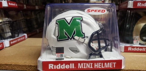 MARSHALL THUNDERING HERD SPEED  MINI HELMET RIDDELL NEW IN BOX Cover
