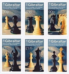 Gibraltar 2022 FESTIVAL DE AJEDREZ aniversario MNH ** - Imagen 1 de 1