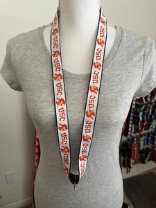 USC Trojans Lanyard 20" grad alum gift 4 him her mom nana stocking stuffer - Picture 1 of 2