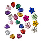  300pcs Acrylic Flatback Gems Rhinestone Gemstone Embellishments Ornament