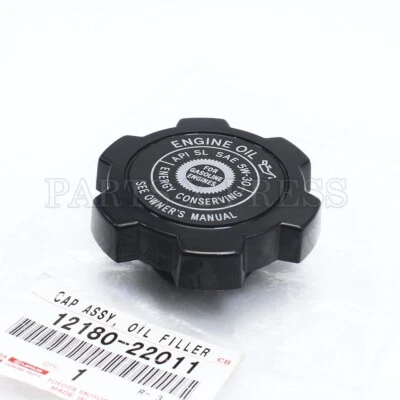 OEM GENUINO TOYOTA TACOMA RAV4 LEXUS TAPA DE LLENADO DE ACEITE DE MOTOR SUB CONJUNTO 12180-75021 Foto 1 de 4