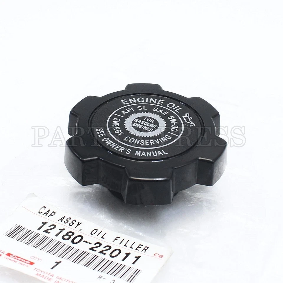 TAMPA DE ENCHIMENTO DE ÓLEO DE MOTOR SUB ASSY ORIGINAL DO FABRICANTE TOYOTA TACOMA RAV4 LEXUS 12180-75021 - Imagem 1 de 4