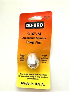 DU-BRO CAT. NO. 731 SPINNER PROP NUT 5/16" -24 NEW IN PACKAGE - Picture 1 of 2