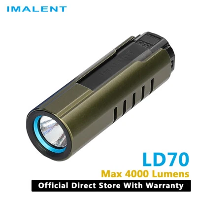 Imalent LD70 4000lms Keychain Flashlight CREE XHP 70 LED Mini EDC Torch GREEN