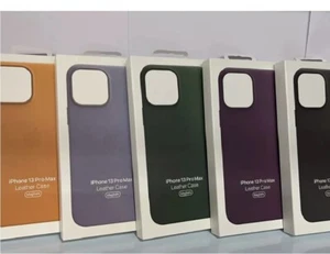 For iPhone 13 Pro Max 6.7'' 13 Pro 6.1'' Apple Leather With Magsafe Phone Case - Photo 1 sur 20