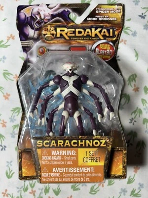 Redakai Scarachnoz Tractor Blast Action Figure & Blast 3D Card New Rare - Image 1 of 2