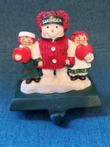 1998 Snowden and Friends Ceramic Stocking Holder - Picture 1 of 4