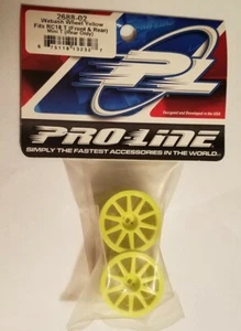 Pro-line Wabash Yellow Wheel Team Associated Rc18t Team Losi MIni-t 1.0 Rear - Picture 1 of 1