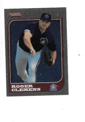Roger Clemens 1997 Bowman Chrome Baseball Card #46 Toronto Blue Jays - Image 1 of 2