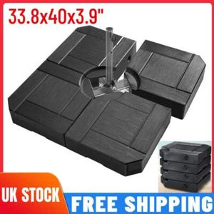 Parasol Base Stand Weights for Cantilever Umbrella Set of 4 Weather Resistant UK - Picture 1 of 8