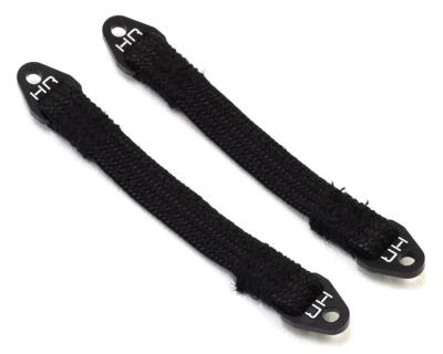 Hot Racing 80mm Suspension Travel Limit Straps (2) (Black) [HRASLS80T0101] - Image 1 of 2