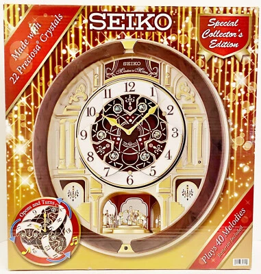 Seiko Melodies in Motion Clock - Limited Edition 40 Melodies! New in Box! - Image 1 of 4
