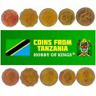 5 Tanzanian (Zanzibari) Coins. Different Collectible Money. African Currency