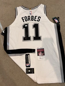 Bryan Forbes Signed San Antonio Spurs Nike Authentic Jersey Bulls JSA Read - Picture 1 of 4