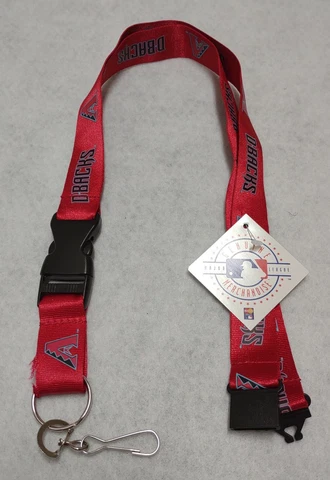 Arizona Diamondbacks Premium 24" Long Nylon Breakaway ID Holder/Lanyard/Keychain Cover
