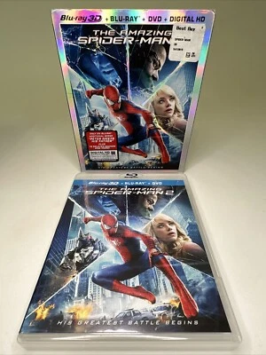 The Amazing Spider-Man 2 3D Blu-ray DVD w/ Slipcover Andrew Garfield - Image 1 of 4