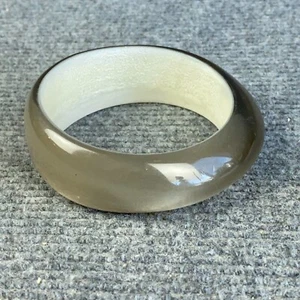 Brazalete Vintage Mediados de Siglo Moderno Asimétrico Moonglow Acrílico Pulsera - Imagen 1 de 12