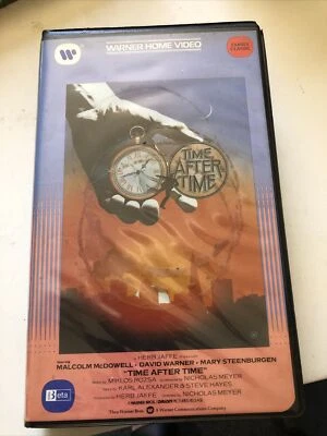 Time After Time (1979) бета-лента не видеокассета приключенческий научно-фантастический фильм Малкольм Макдауэлл - Изображение 1 из 3